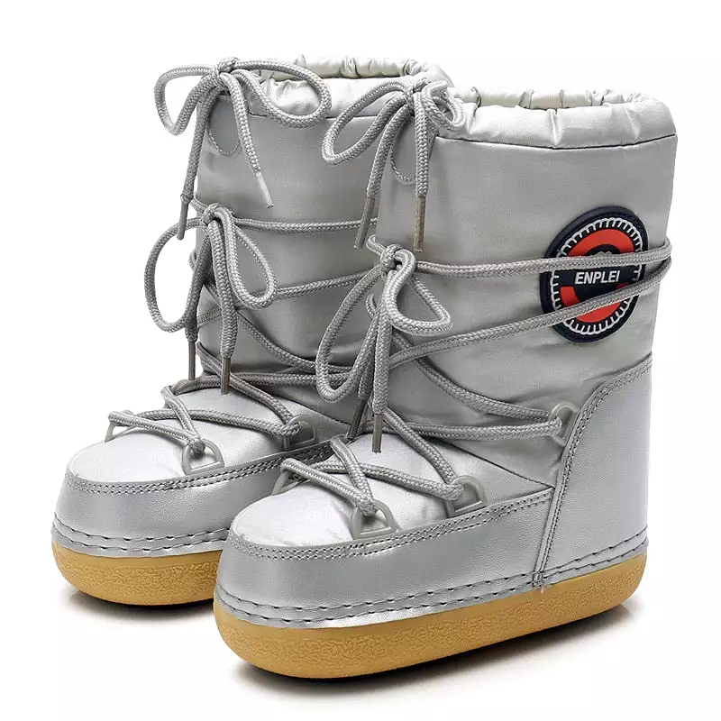 2023 Winter Snow Boots Women Ski Boots Fluffy Hairy Winter Fur Boots