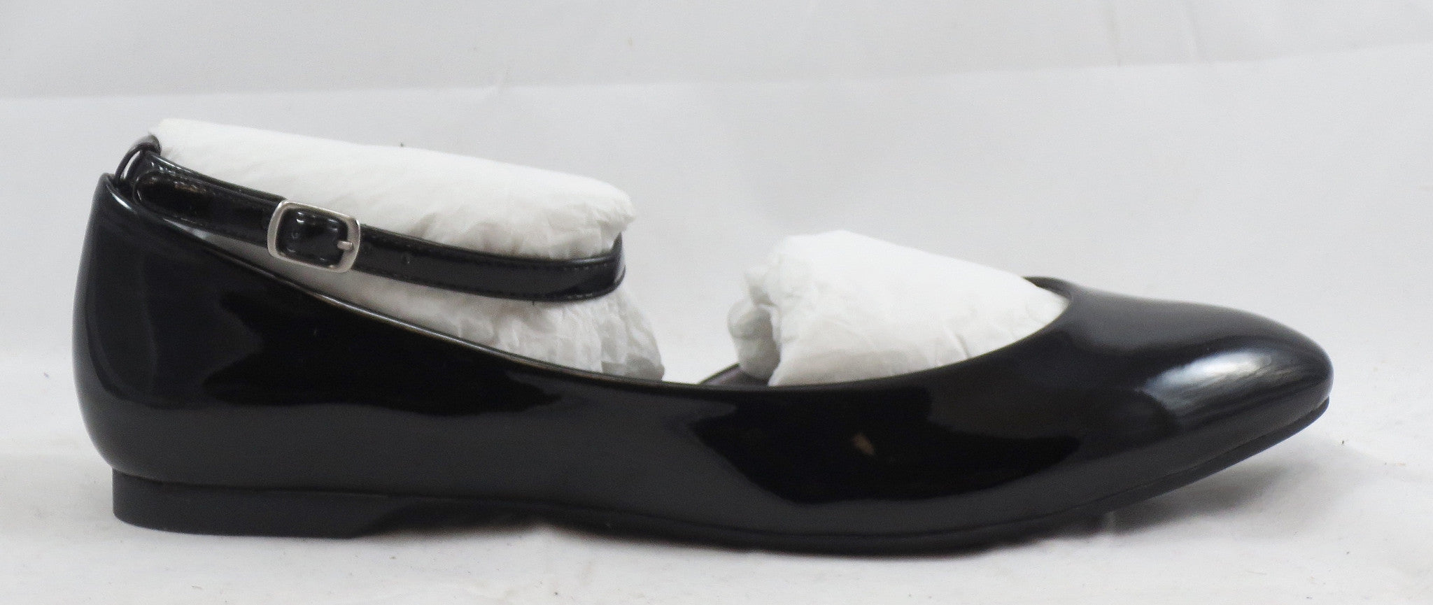 ADRIENNE VITTADINI Women's Belles Ballet Flat - Black Patent - MSRP $99