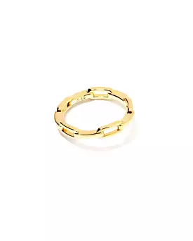 Andi Band Ring Gold Metal 8