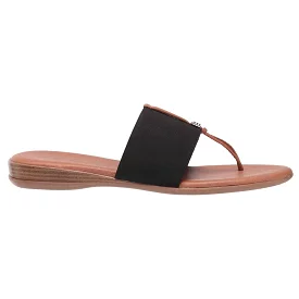 Andre Assous Nice Featherweights  Slide Sandals (Black)