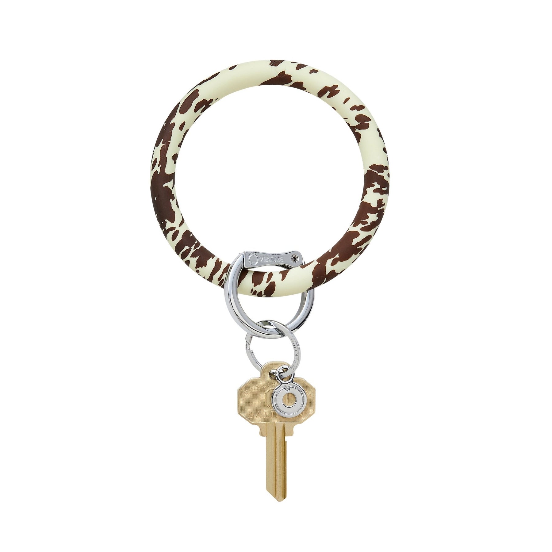 Big O Silicone Animal Print Key Ring