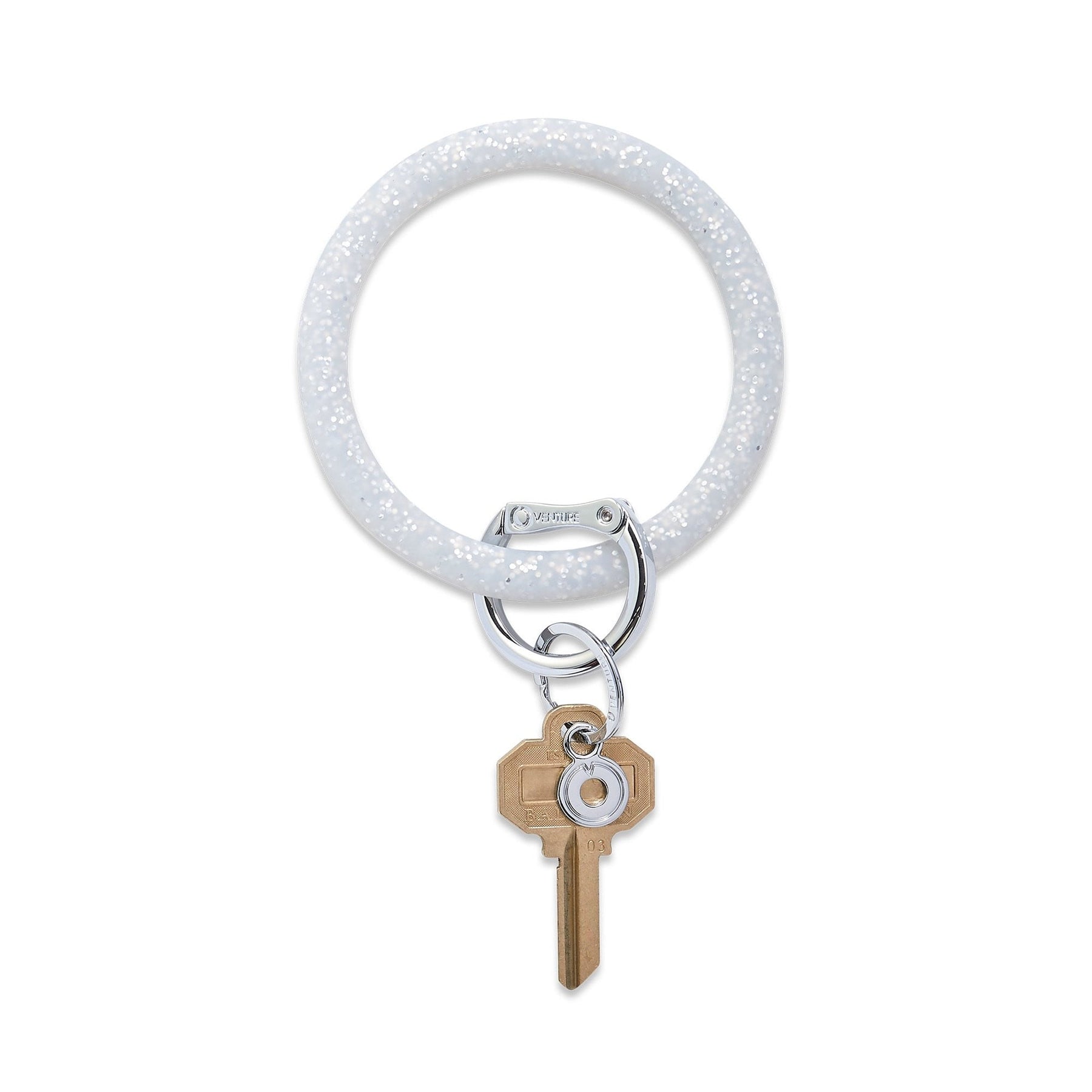 Big O Silicone Confetti Key Ring