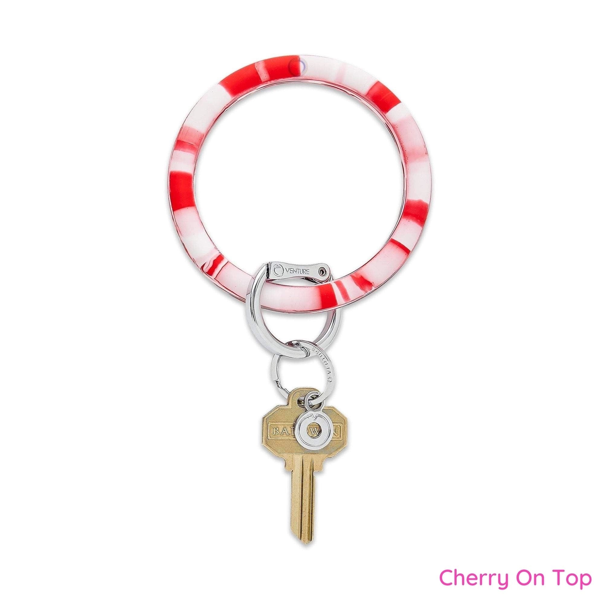 Big O Silicone Marble Key Ring