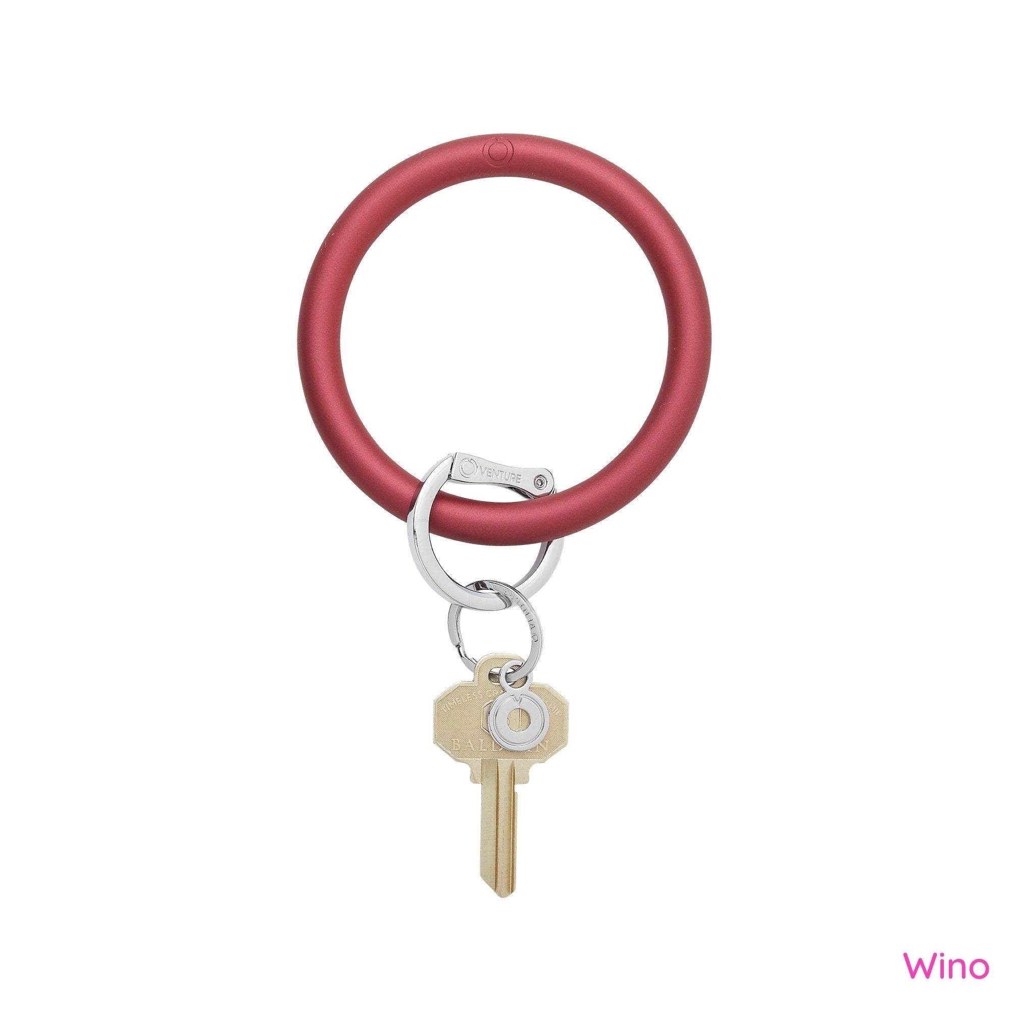 Big O Silicone Pearlized Key Ring