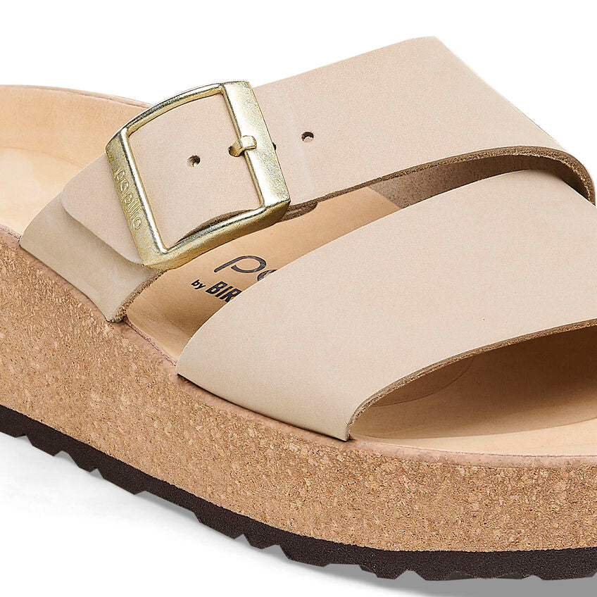 'Birkenstock' Women's Almina Nubuck Leather Sandal - Sandcastle