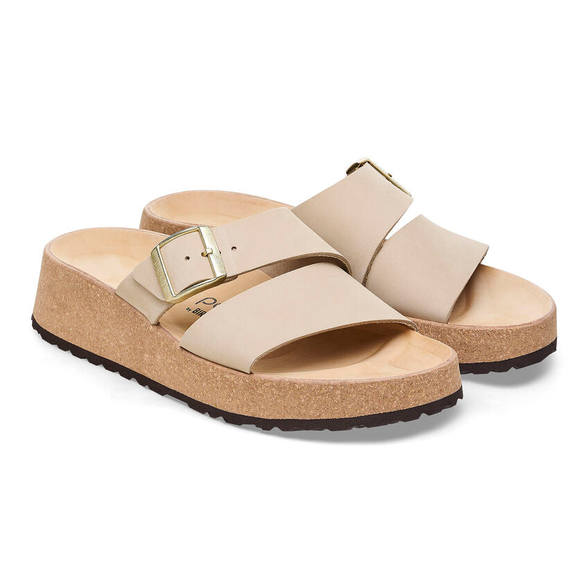 'Birkenstock' Women's Almina Nubuck Leather Sandal - Sandcastle