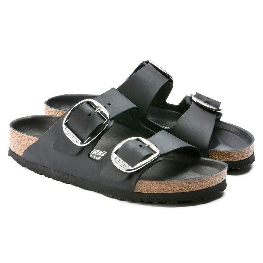 'Birkenstock' Women's Arizona Big Buckle Leather Sandal - Black