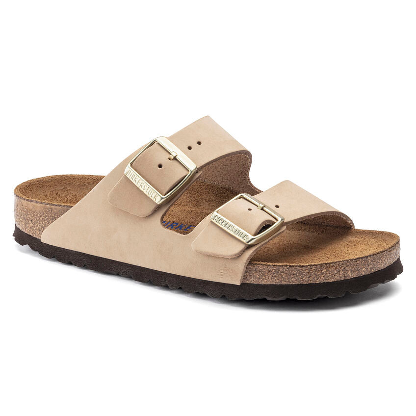 'Birkenstock' Women's Arizona Big Buckle Leather Sandal - Sandcastle