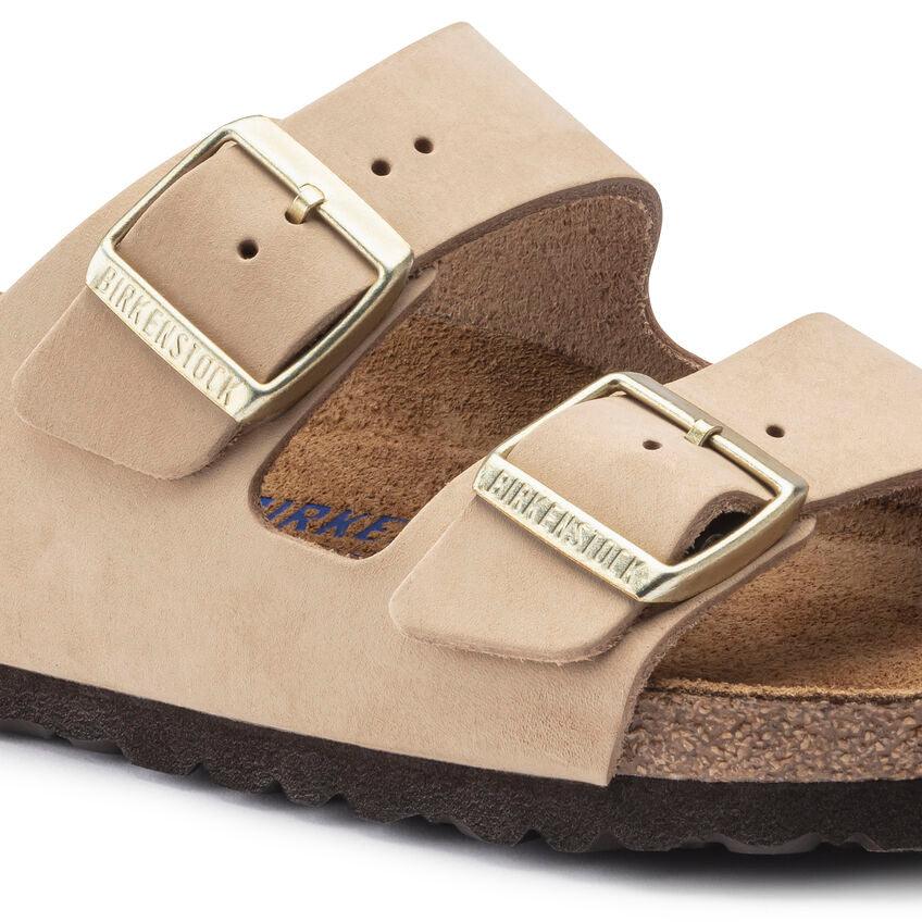 'Birkenstock' Women's Arizona Big Buckle Leather Sandal - Sandcastle