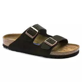 'Birkenstock' Women's Arizona Suede Leather Sandal - Mocha