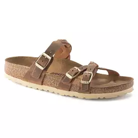 'Birkenstock' Women's Franca Braid Strappy Sandal - Cognac