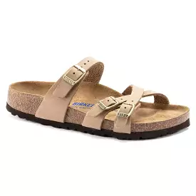 'Birkenstock' Women's Franca Soft Bed Leather Sandal - Sandcastle