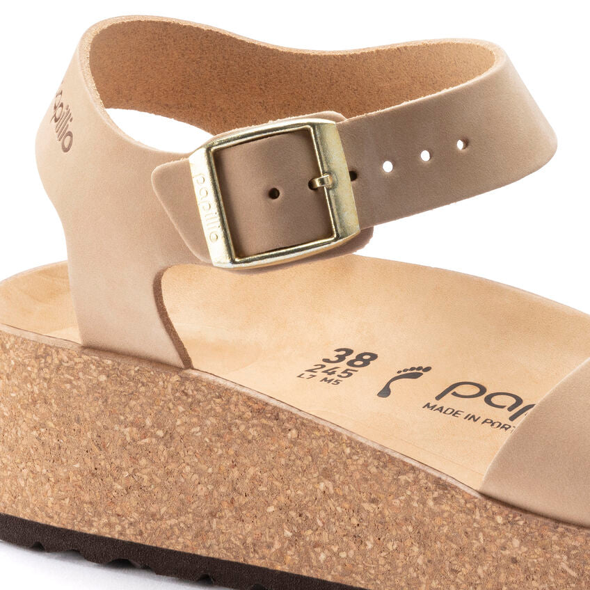 'Birkenstock' Women's Glenda Nubuck Leather Sandal - Sandcastle