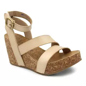 'Blowfish Malibu' Women's Hecta Wedge Sandal - Cashew Dyecut