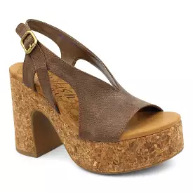 'Blowfish Malibu' Women's Partea Wedge Sandal - Taupe Prospector