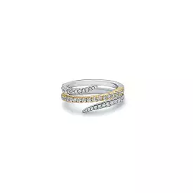 CHARLES KRYPELL Diamond Swirl Ring