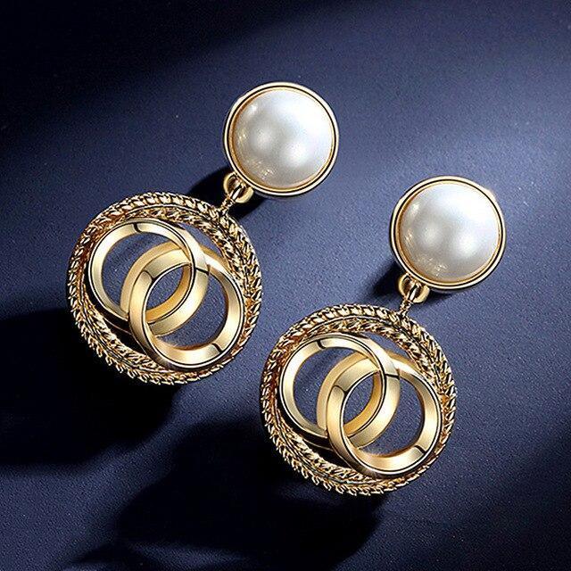 Drop Earrings Gold & Silver For Women