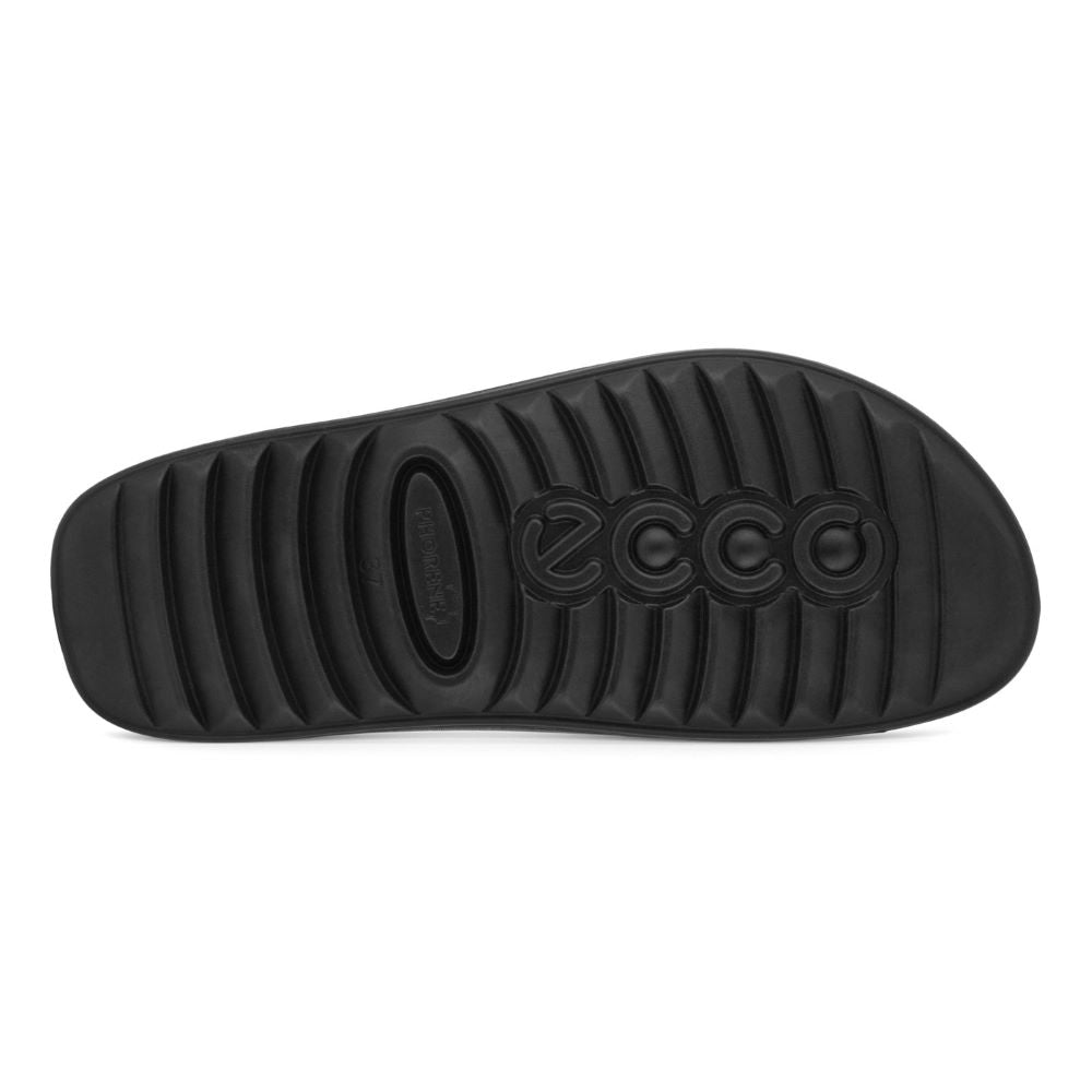 'Ecco' Women's 2nd Cozmo Two Band Slide - Black