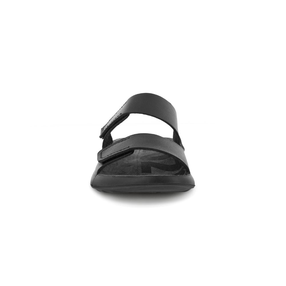 'Ecco' Women's 2nd Cozmo Two Band Slide - Black