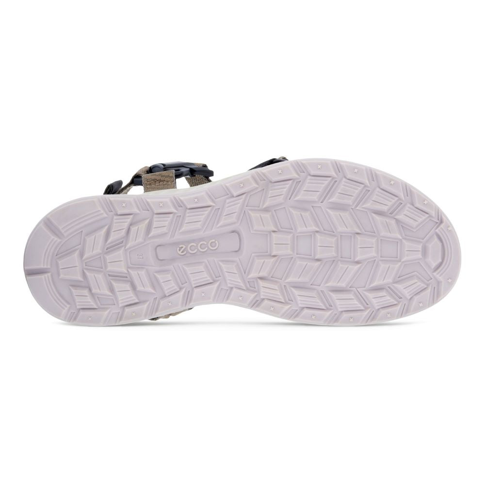 'Ecco' Women's Exowrap Sandal - Moon Rock / Taupe