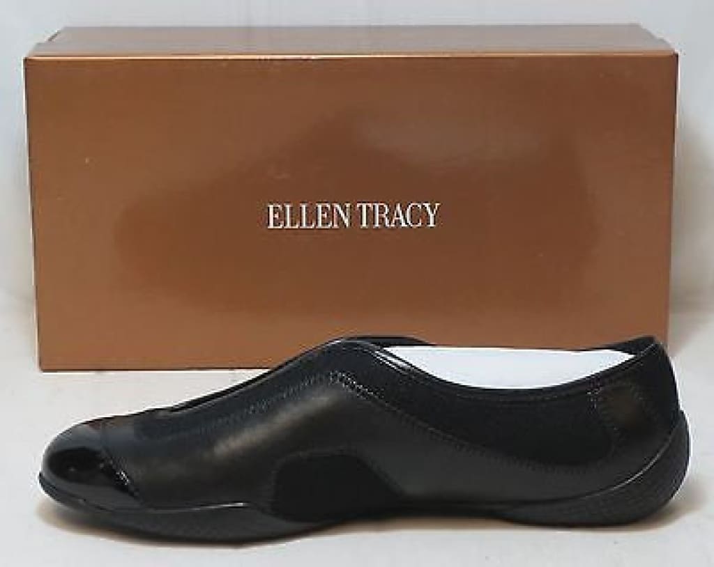 ELLEN TRACY Women's Anna Slip Ons  - Black -