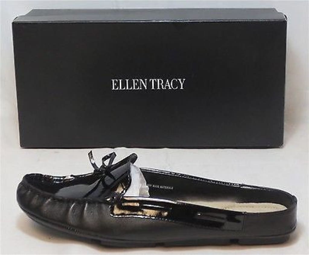 ELLEN TRACY Women's Narissa Slip On Moccasin  - Black