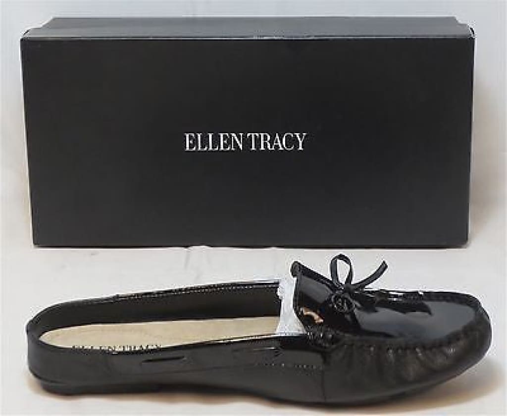 ELLEN TRACY Women's Narissa Slip On Moccasin  - Black