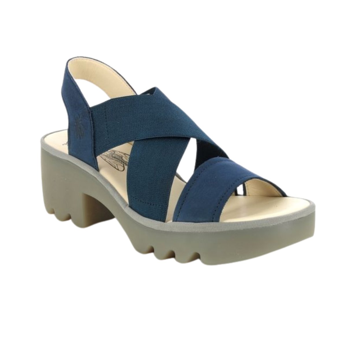 Fly London Women's Taji Blue Stretch