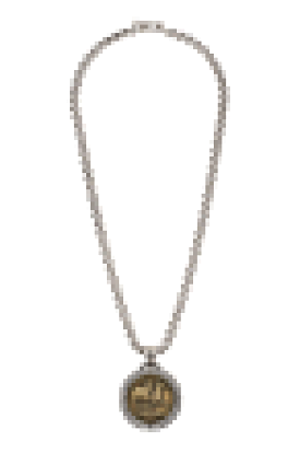 French Kande Rennes Chain With Les Chevaux Medallion Necklace