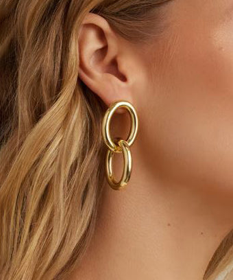 Gorjana Lou Drop Earrings - Gold