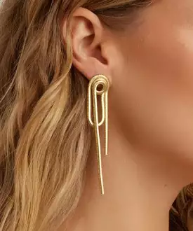 Gorjana Venice Loop Earrings - Gold