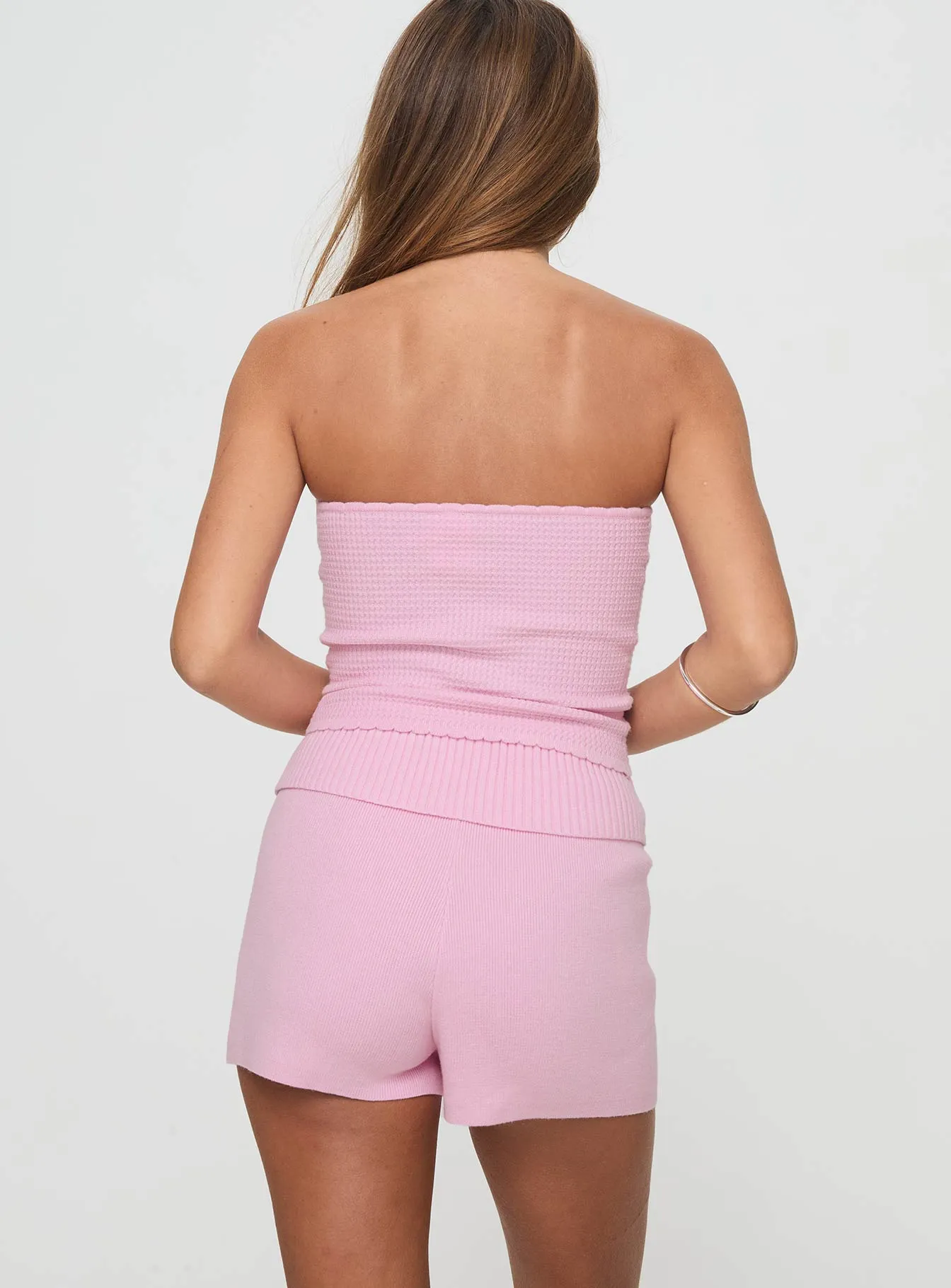 Jhett Knit Shorts Pink