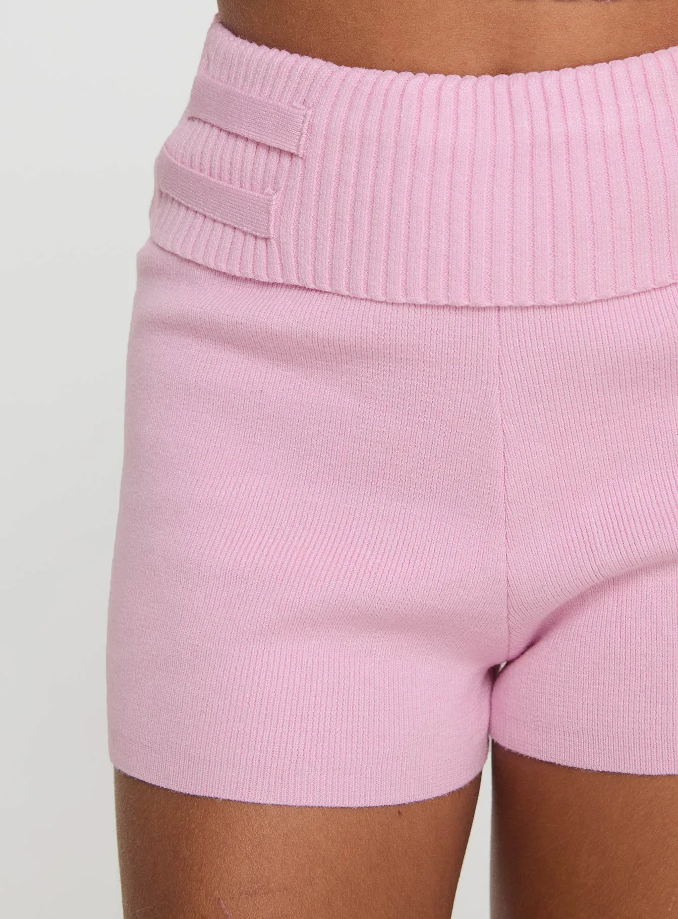 Jhett Knit Shorts Pink