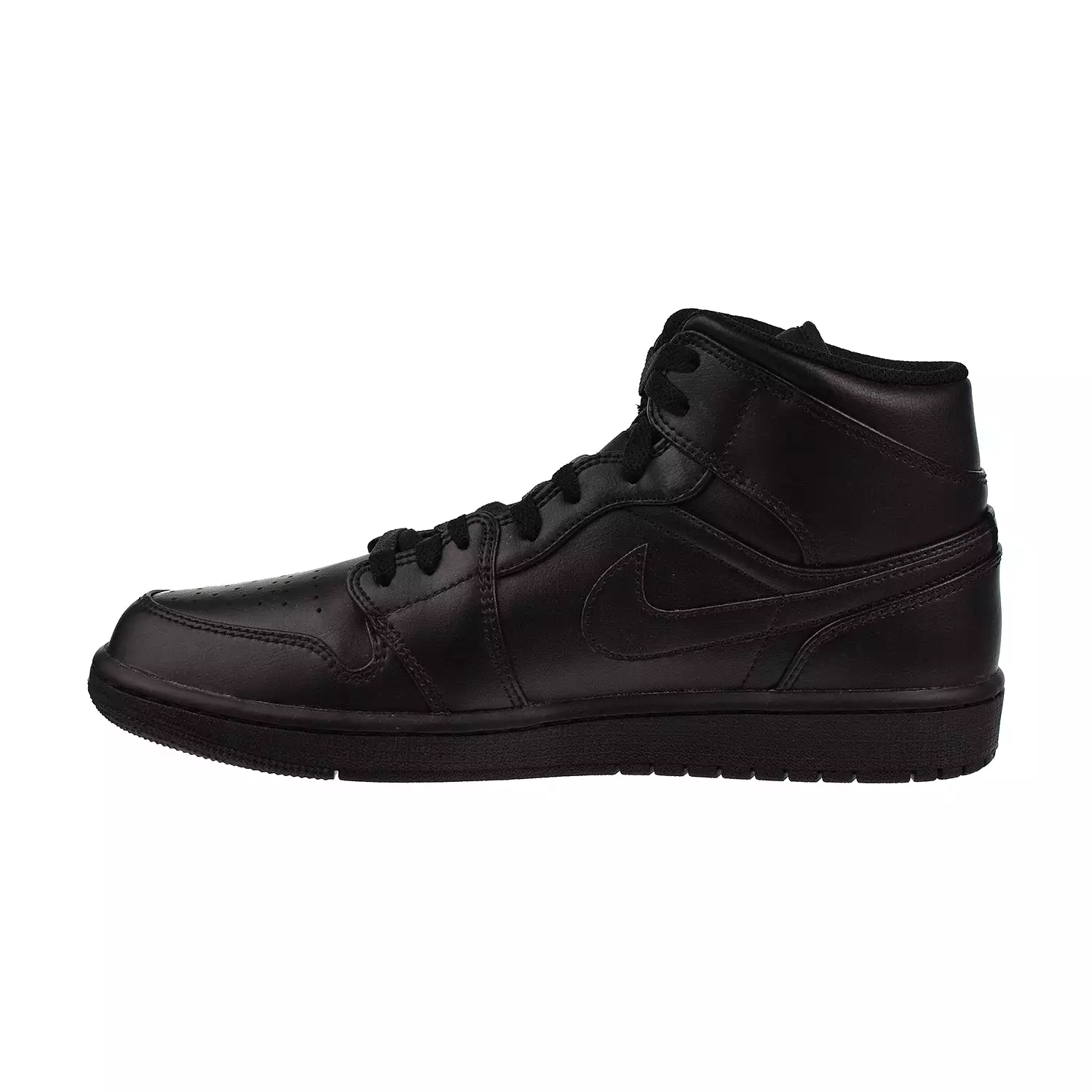 Jordan 1 Mid Men's Shoes Triple Black