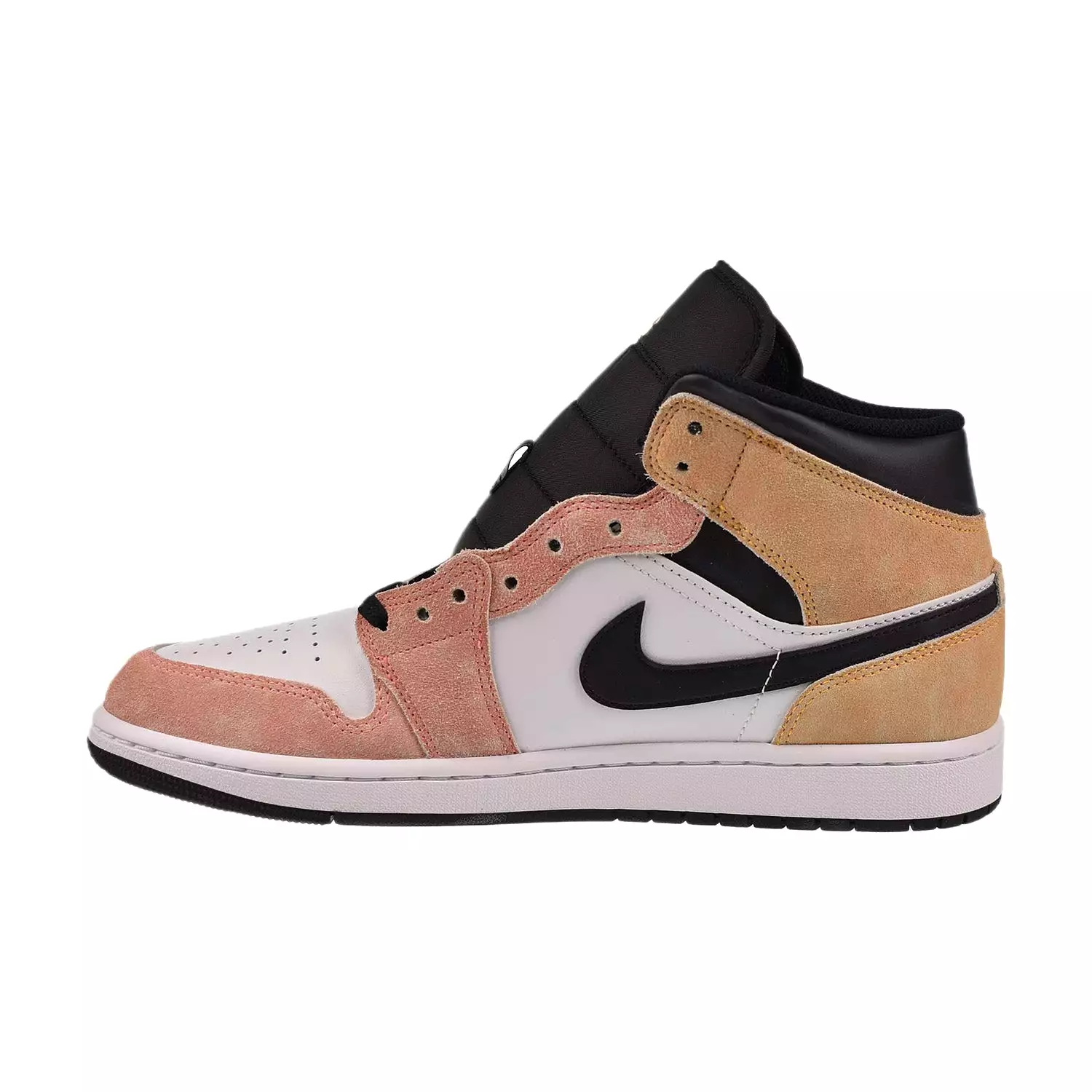 Jordan 1 Mid SE Men's Shoes Magic Ember-Sundial-White-Black