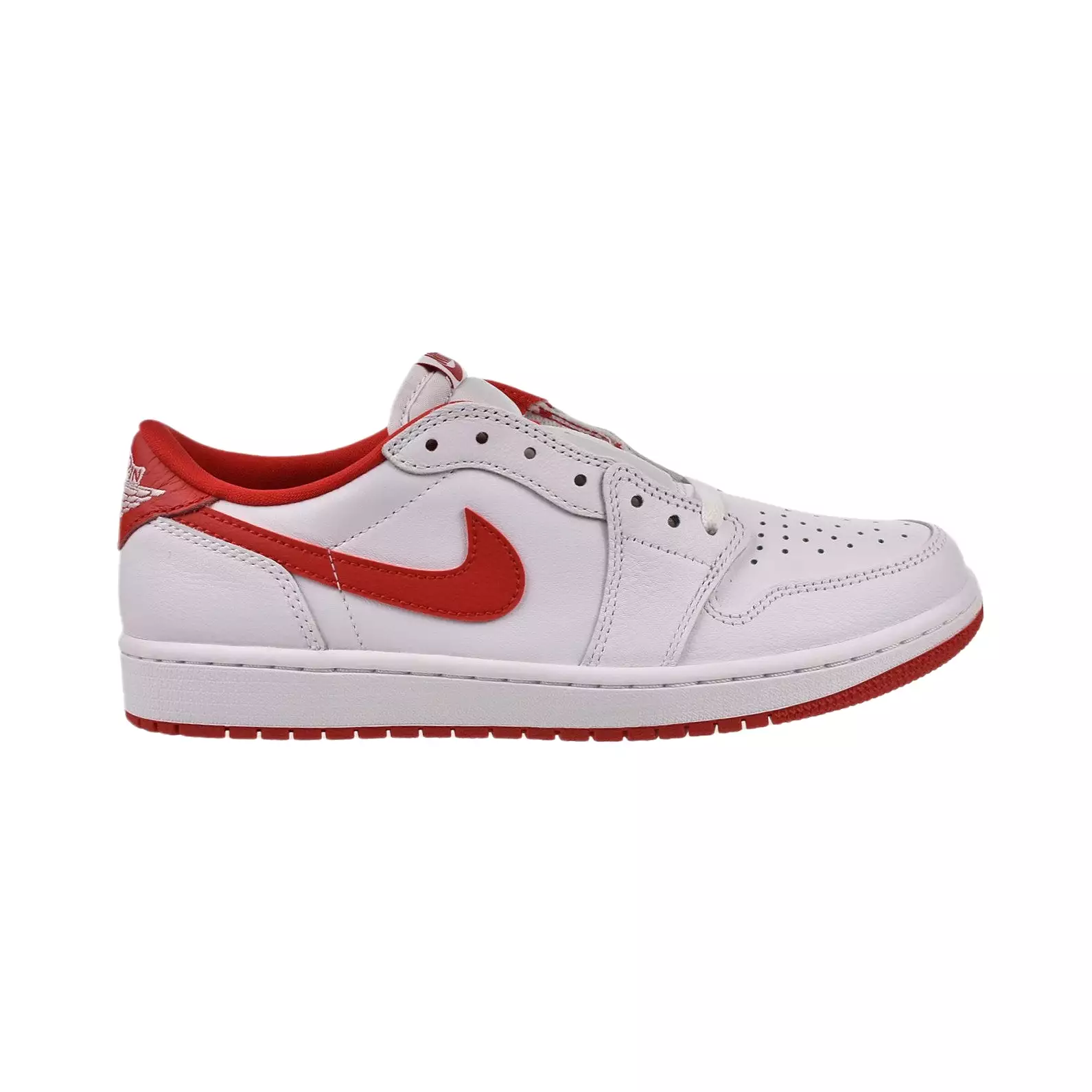 Jordan 1 Retro Low OG Men's Shoes White-University Red