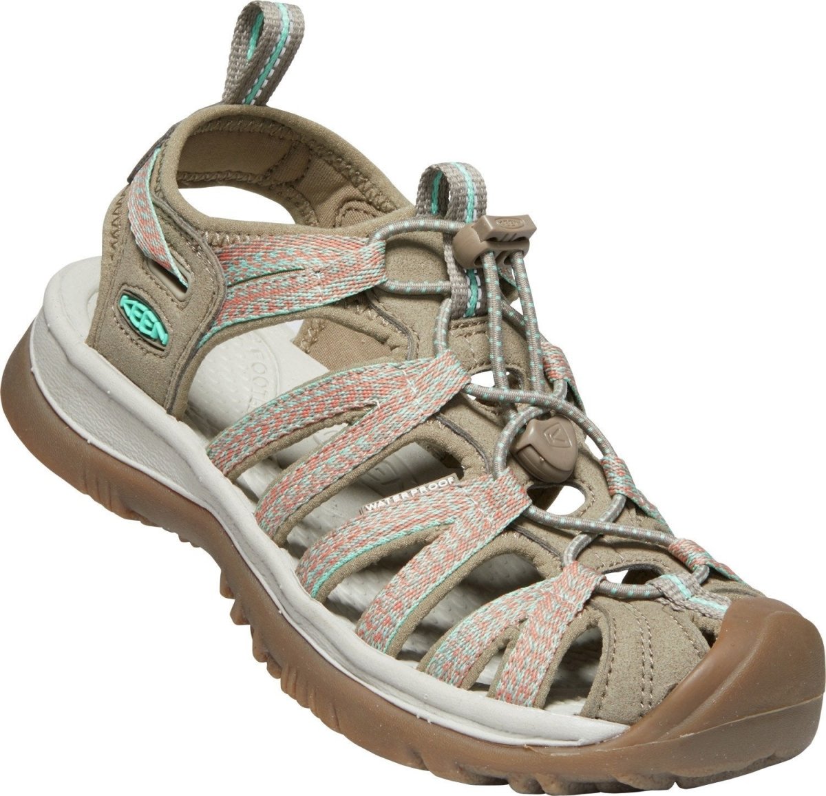 Keen Women's Whisper Taupe/Coral