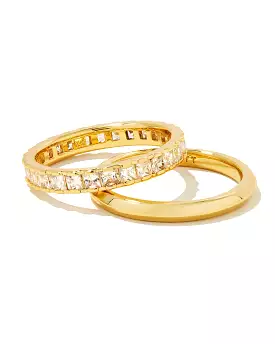 Kendra Scott Ella Ring Set of 2 in Gold