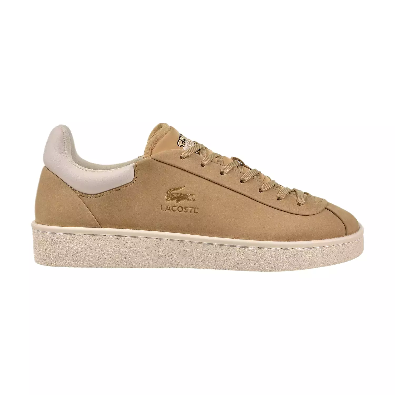 Lacoste Baseshot Premium Leather Men's Shoes Beige