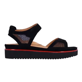 L'Amour Des Pieds Women's Arna Black Suede/Mesh