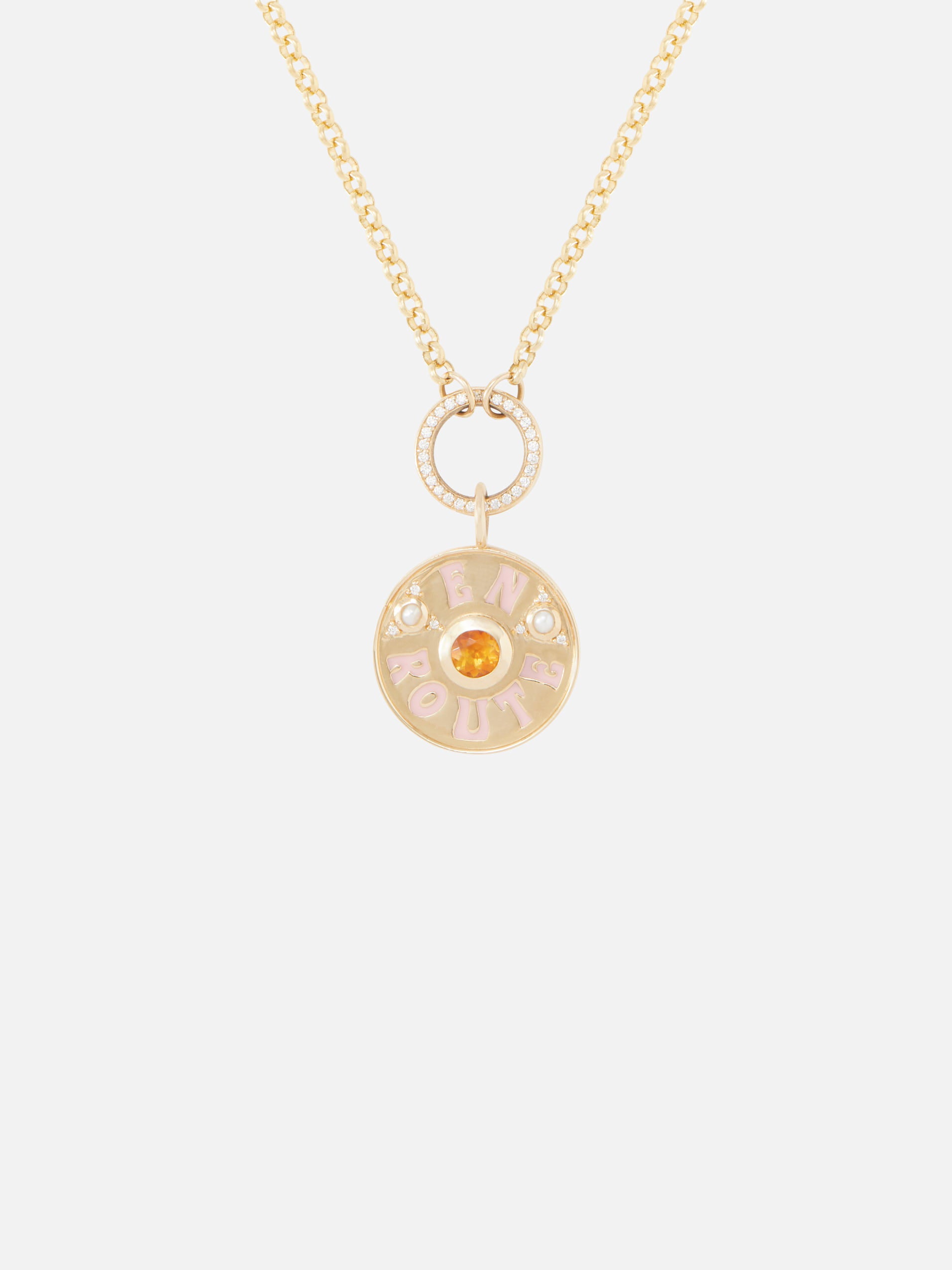 Large En Route Coin Necklace