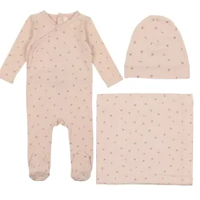 Lilette Florette Printed Wrapover Layette Set