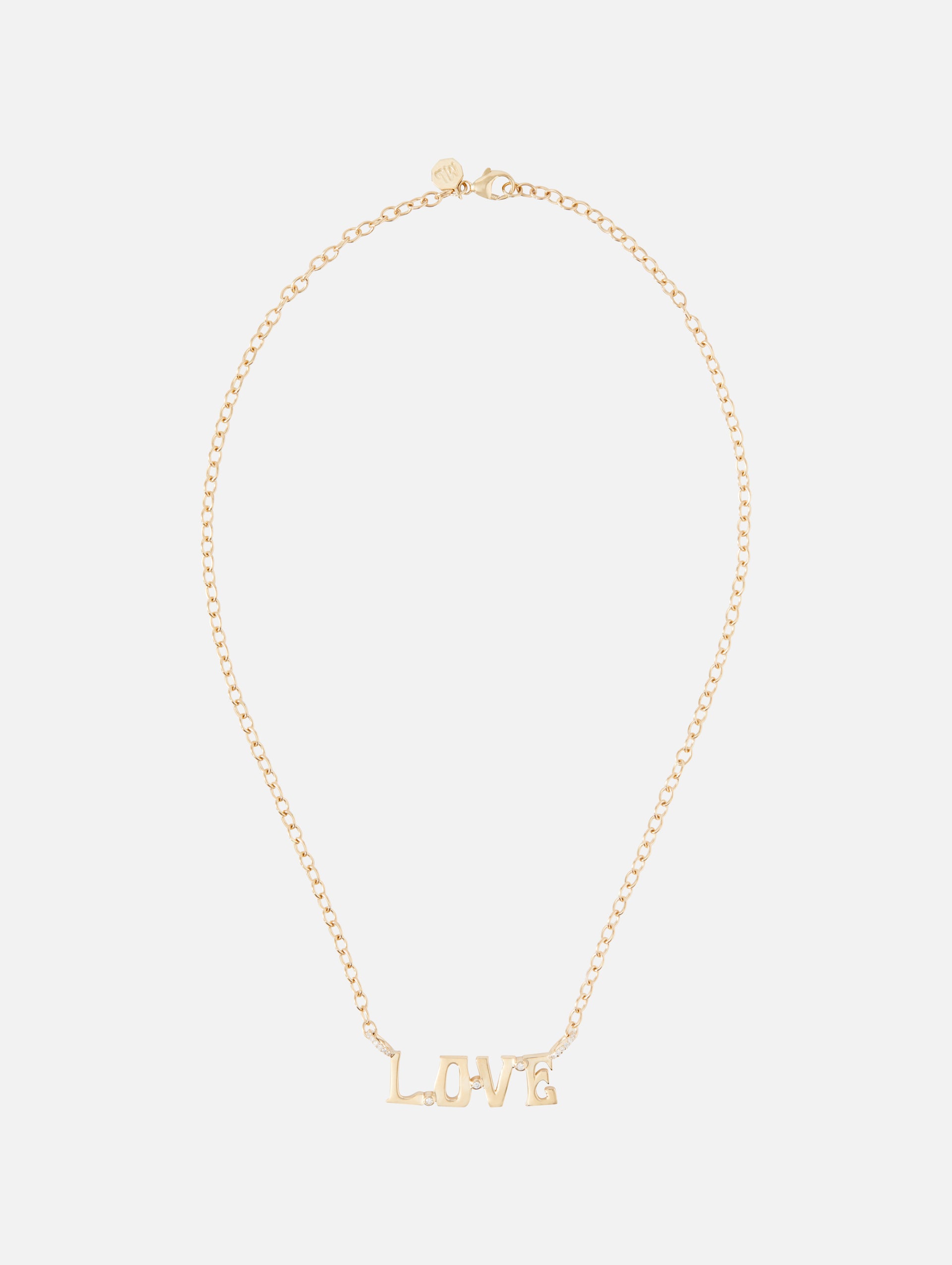 Love Nameplate Necklace