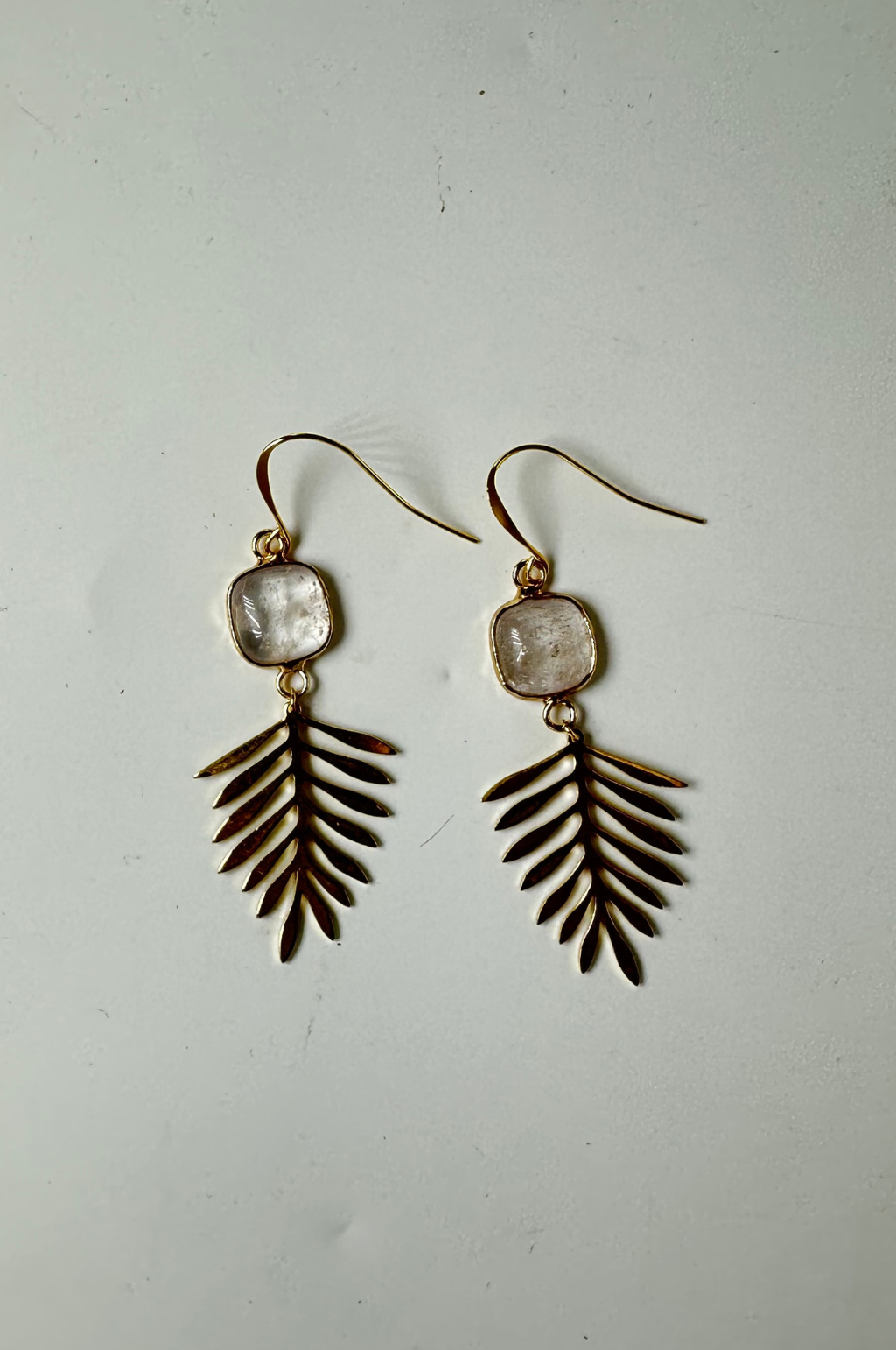 Marcia Gold Leaf Earring by Annie Claire Designs