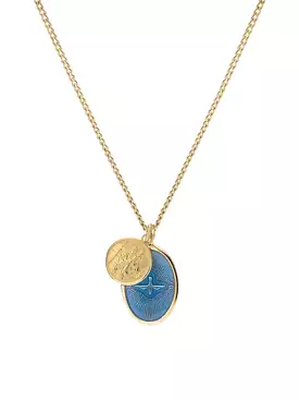 Mini Dove Pendant Necklace W/Enamel 103-0268-001