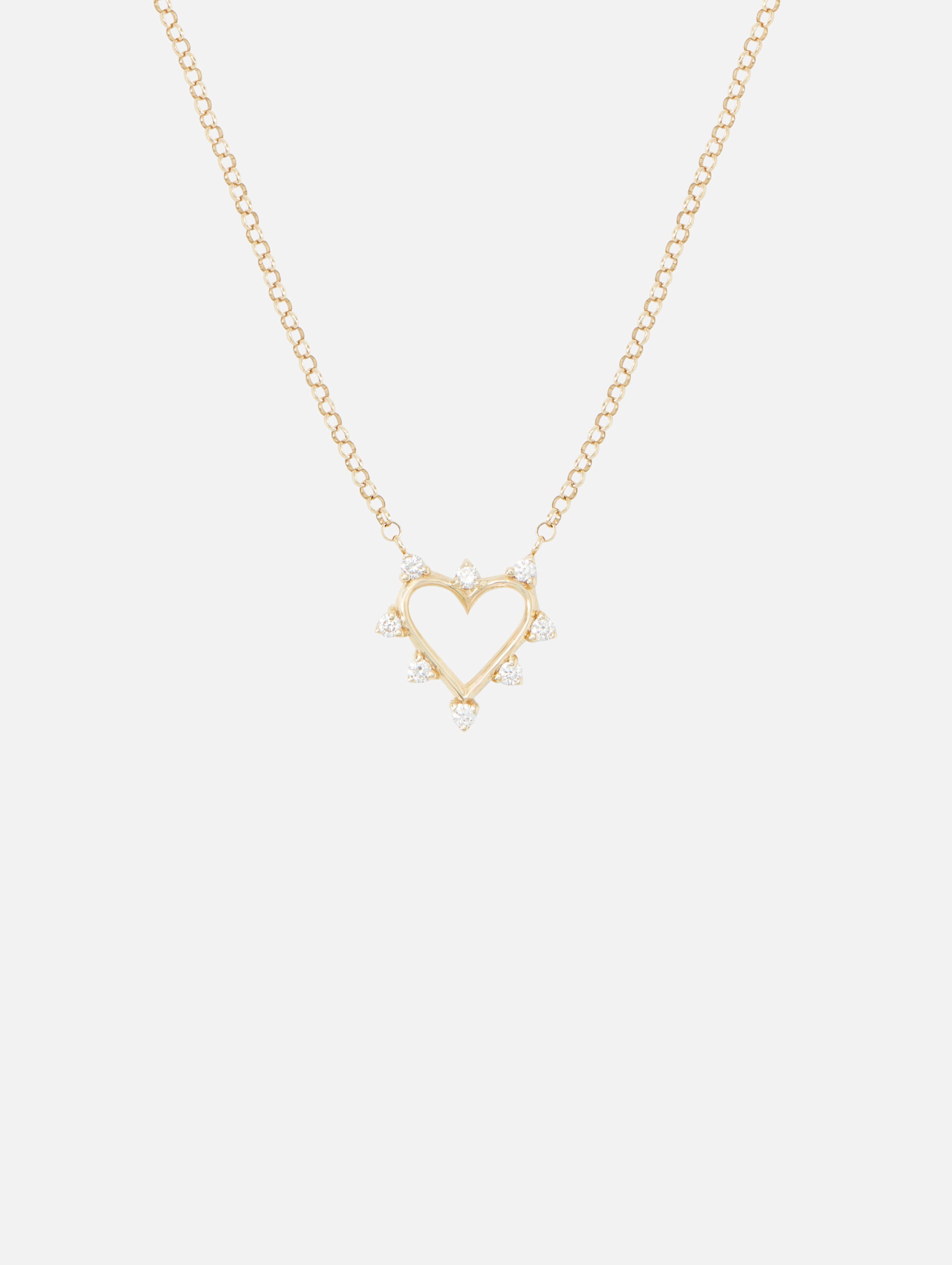 Mini Open Heart Necklace