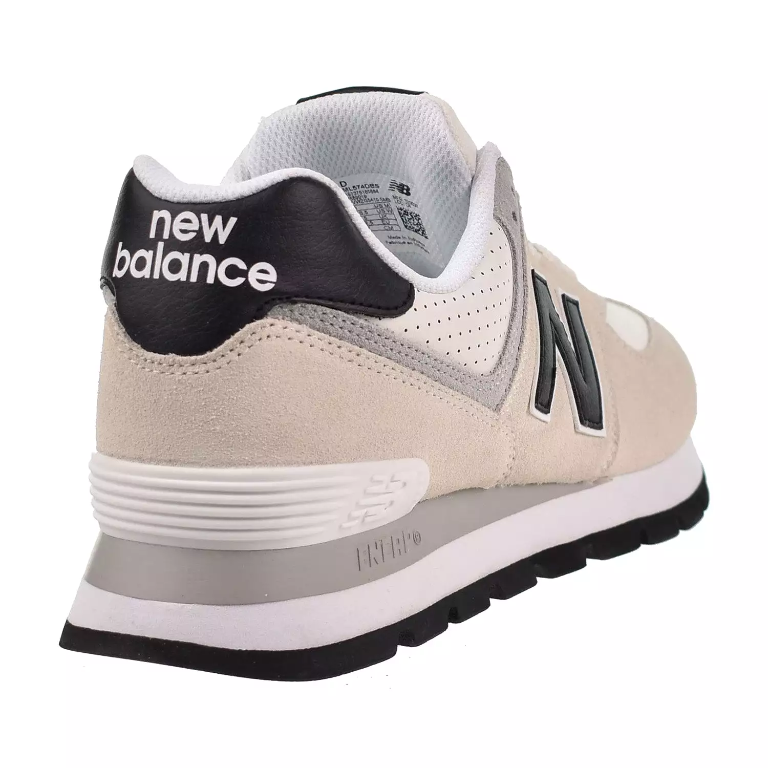 New Balance 574 Men's Shoes White-Black