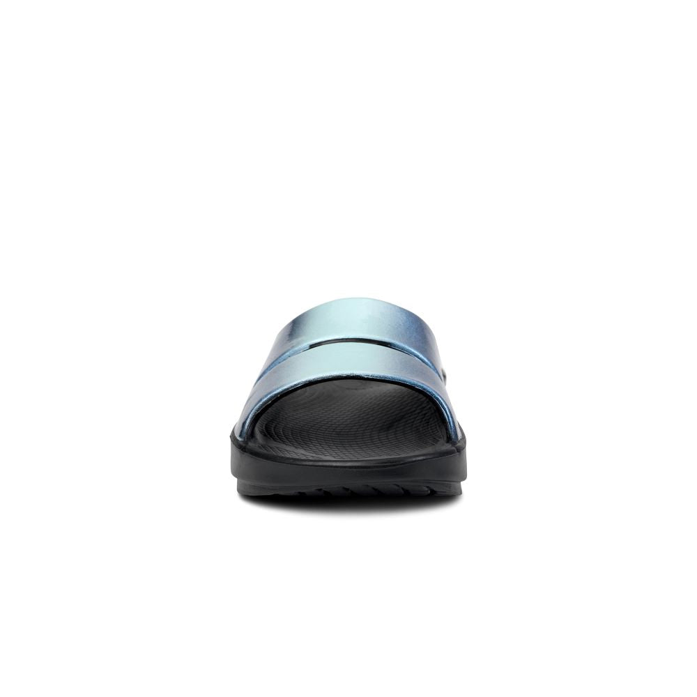 'OOFOS' Women's OOahh Luxe Slide - Atlantis