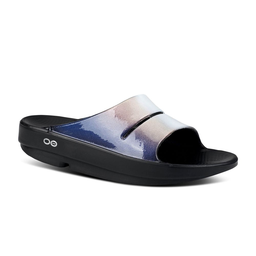 'OOFOS' Women's OOahh Luxe Slide - Calypso