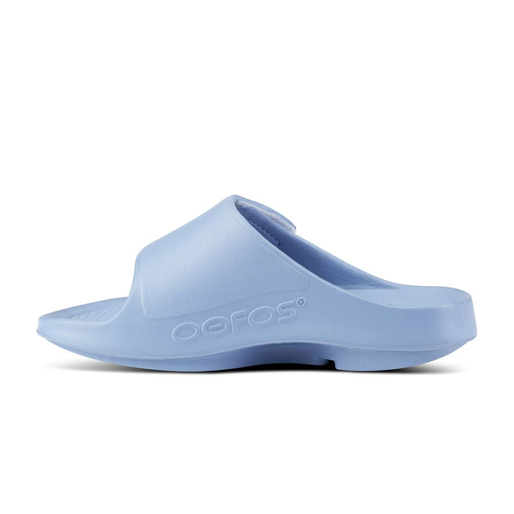 'OOFOS' Women's OOahh Sport Flex Slide - Neptune Blue